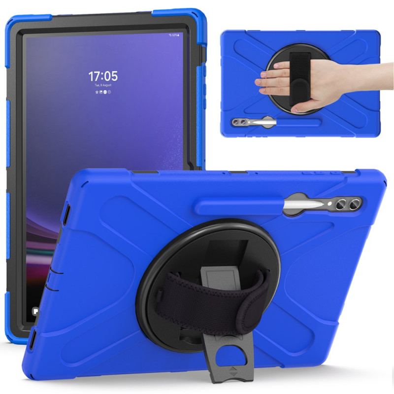 Skal Samsung Galaxy Tab S9 Ultra Telefonfodral Trippel Skyddsrem Och Stöd