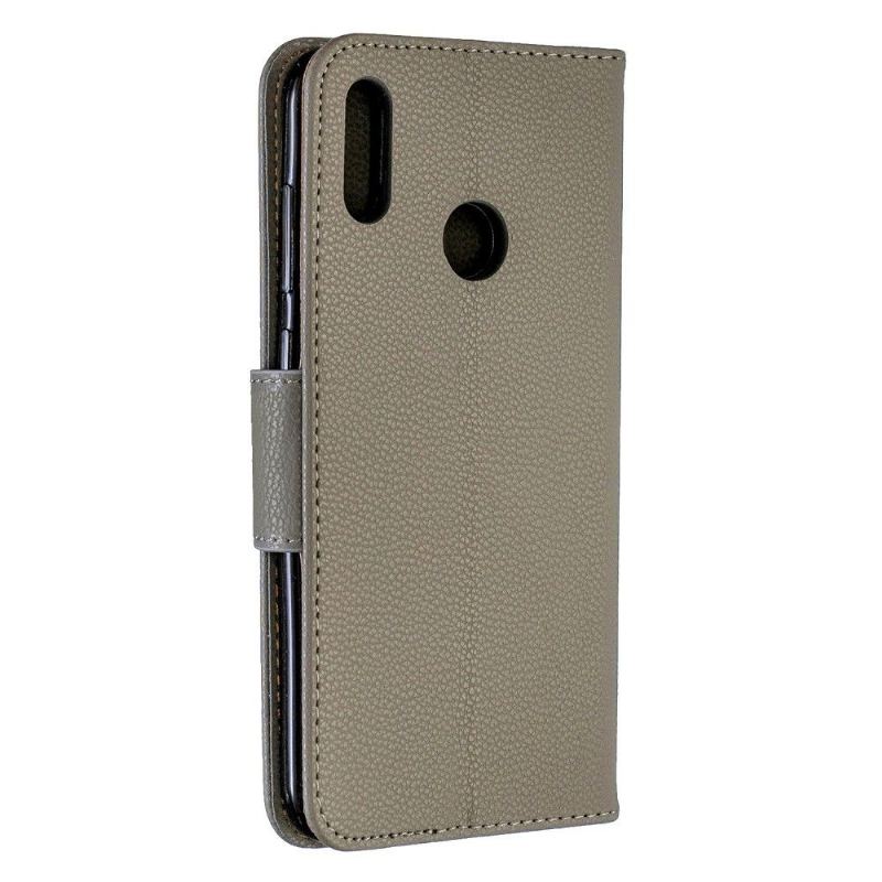 Fodral För Huawei Y7 2019 Folio-fodral Grained Leather Effect Folio