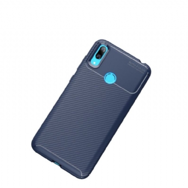 Skal För Huawei Y7 2019 Blue Karbon Classy