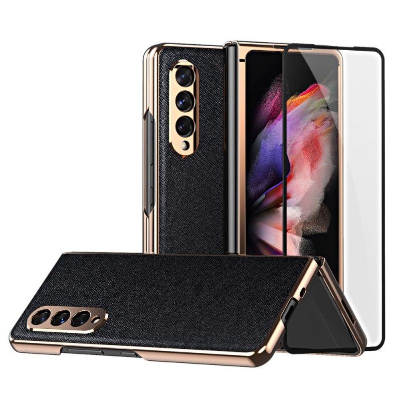 Skal För Samsung Galaxy Z Fold 3 5G Deluxe + Skyddsfilm