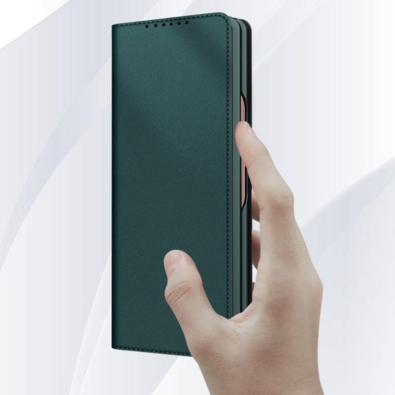 Skal Läderfodral För Samsung Galaxy Z Fold 3 5G Läder