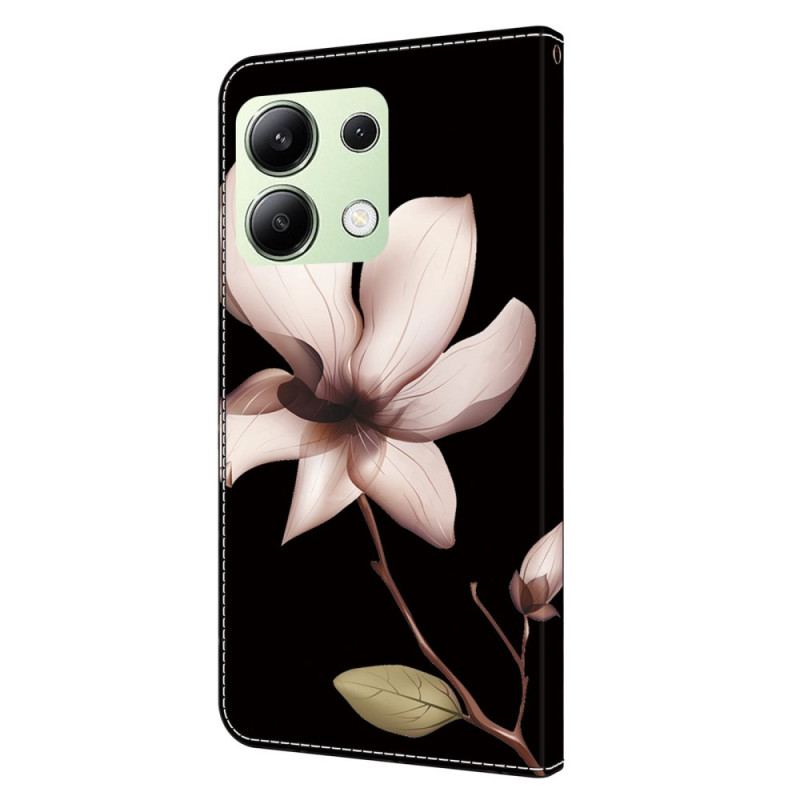 Fodral För Xiaomi Redmi Note 13 4g Rosa Blomma