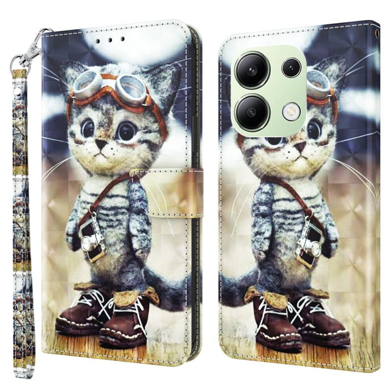 Fodral Xiaomi Redmi Note 13 4g Aviator Cat Med Rem