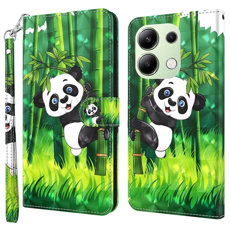 Fodral Xiaomi Redmi Note 13 4g Bambu Panda Med Rem