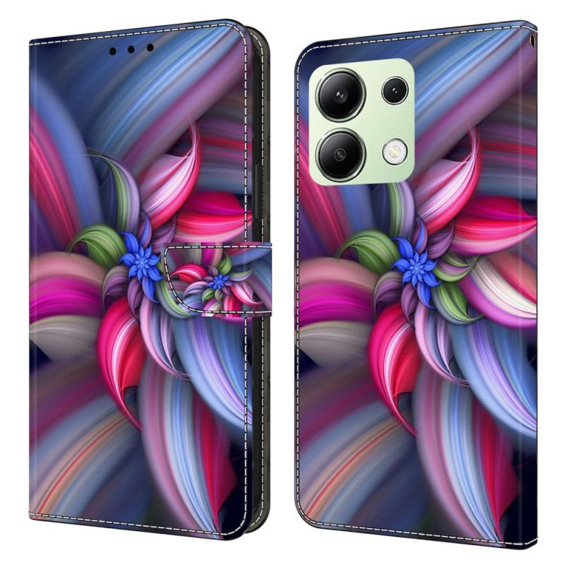 Fodral Xiaomi Redmi Note 13 4g Färgglada Blommor