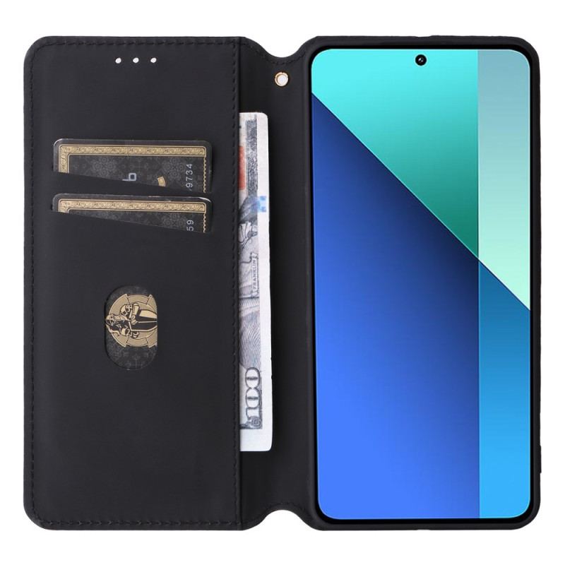 Folio-fodral Xiaomi Redmi Note 13 4g 3d-diamanter