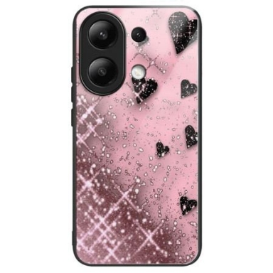 Skal Xiaomi Redmi Note 13 4g Pink Love Härdat Glas