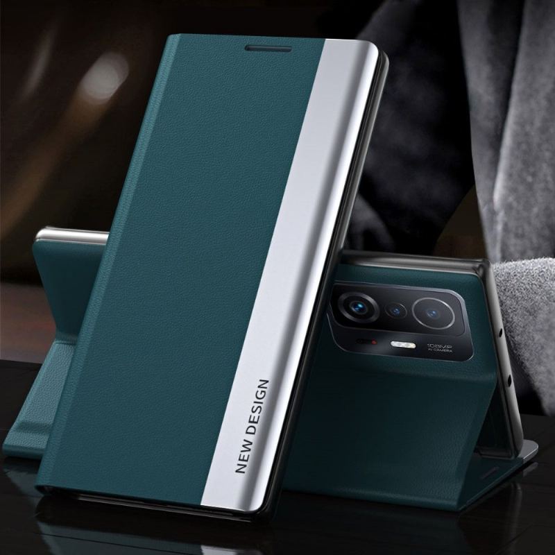 Fodral Case För Xiaomi 11T / 11T Pro Business Lädereffektmagnet