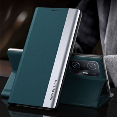 Fodral Case För Xiaomi 11T / 11T Pro Business Lädereffektmagnet