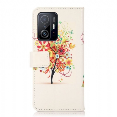 Fodral För Xiaomi 11T / 11T Pro Hemming Blomträd