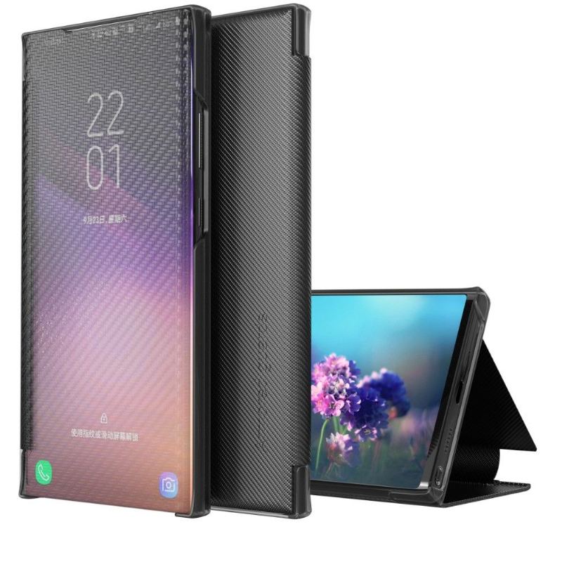 Läderfodral För Xiaomi 11T / 11T Pro Folio-fodral Kolfiber