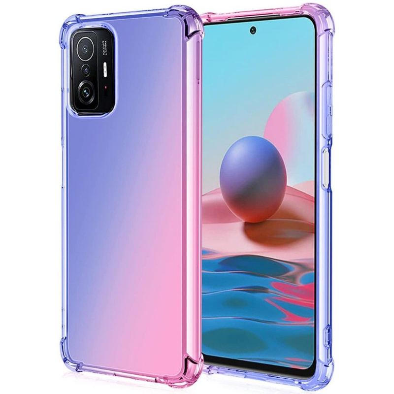 Mobilskal För Xiaomi 11T / 11T Pro Transparent Bicolor