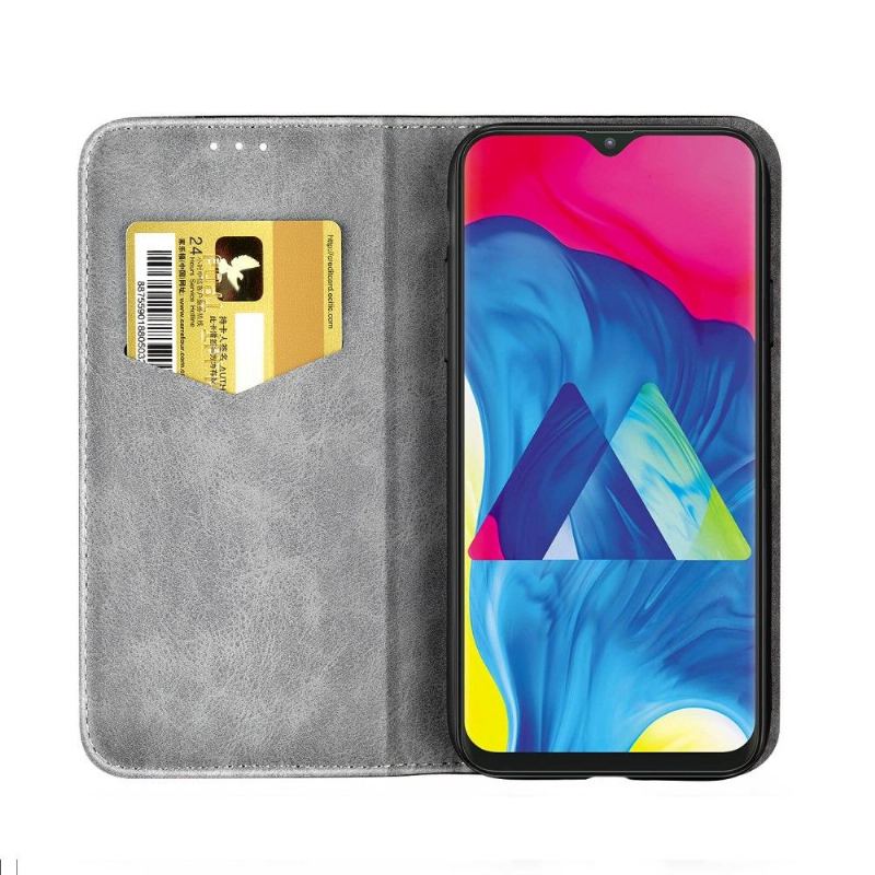 Fodral För Samsung Galaxy A10 Hirachus Bicolor Lädereffekt