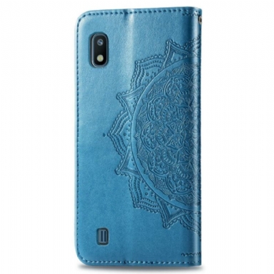 Fodral För Samsung Galaxy A10 Reliefblomma Mandala