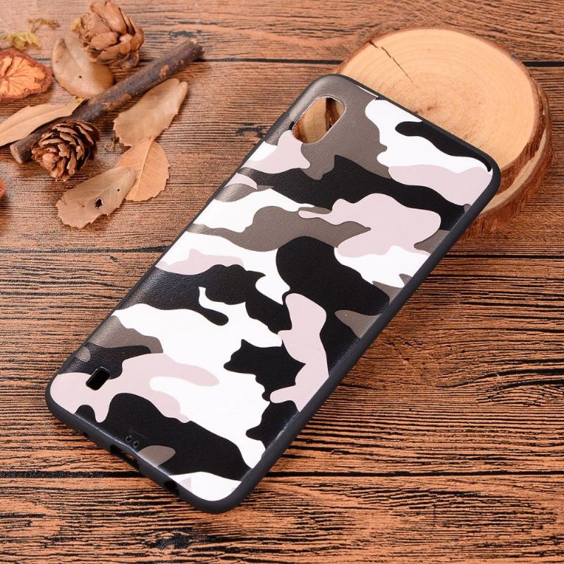 Skal För Samsung Galaxy A10 Militär Camo Gel