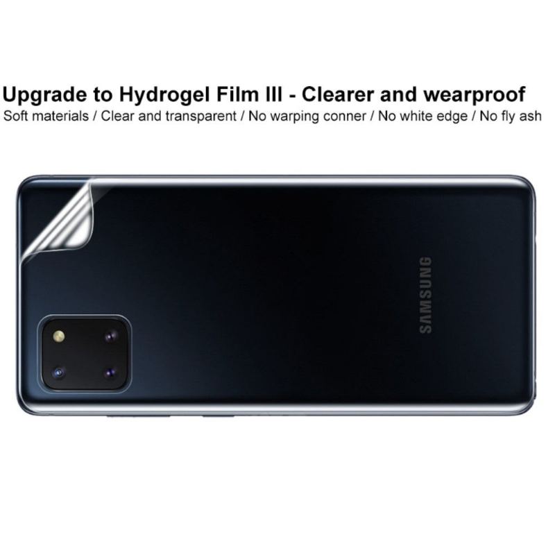 Samsung Galaxy Note 10 Lite - 2 Skyddsfilmer På Baksidan Av Hydrogel