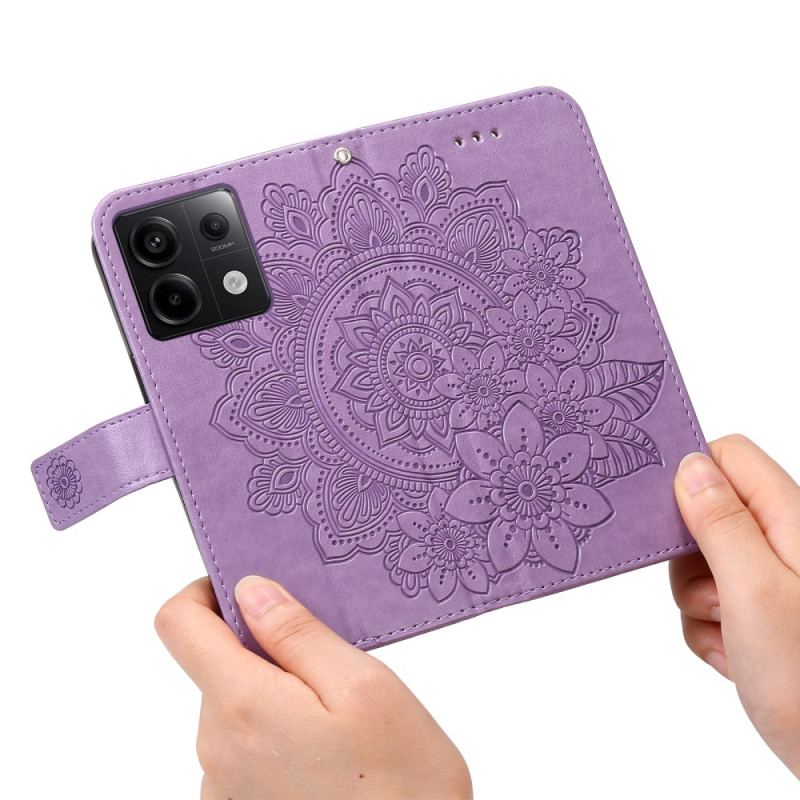 Fodral För Xiaomi Redmi Note 13 Pro 5g Mandala Med Band