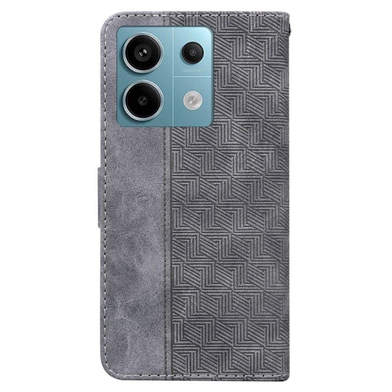 Fodral Xiaomi Redmi Note 13 Pro 5g Strappy Vävt Mönster