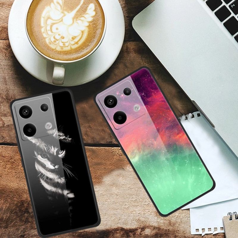 Skal För Xiaomi Redmi Note 13 Pro 5g Önskeflaska Av Härdat Glas