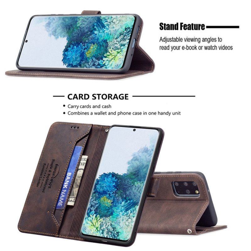 Folio-fodral Samsung Galaxy S20 Plus / S20 Plus 5G Rfid Binfen Färg