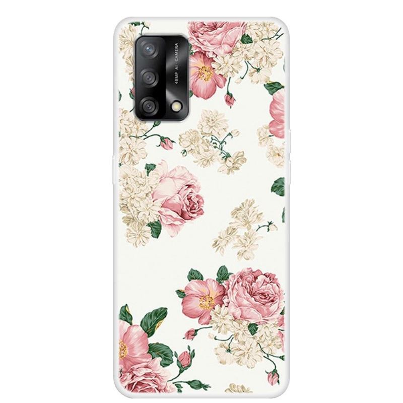 Skal För Oppo A74 4G Blommor