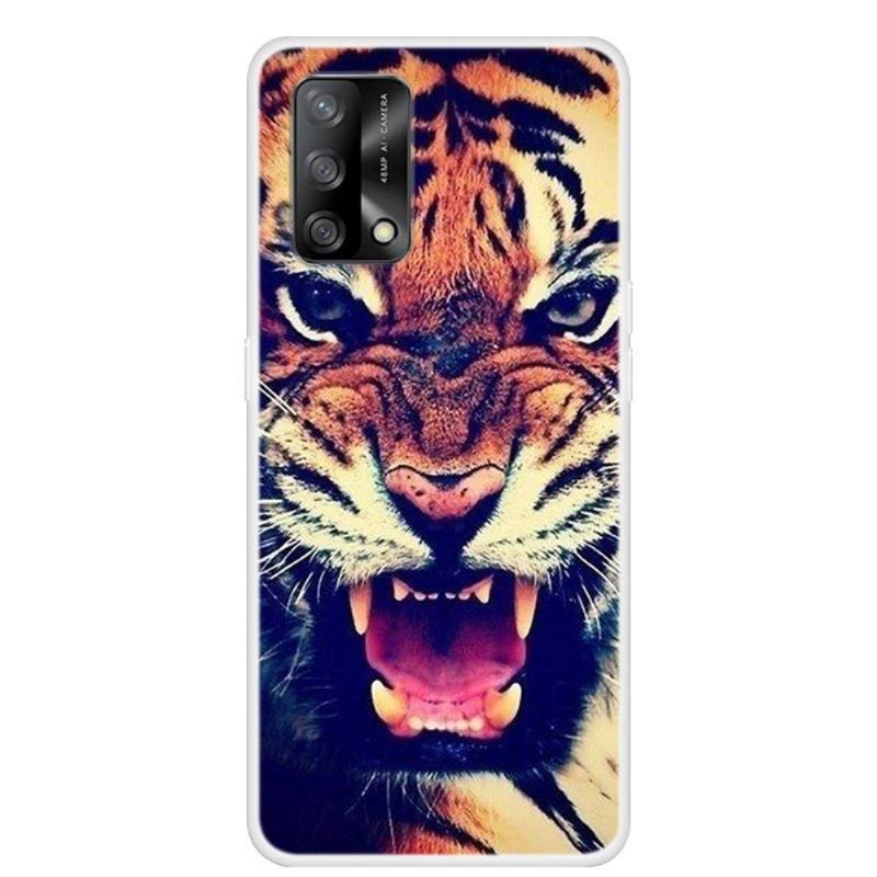 Skal För Oppo A74 4G Hård Tiger