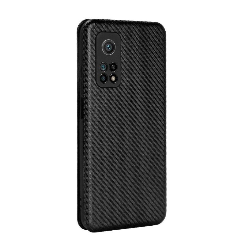 Fodral För Xiaomi Mi 10T / 10T Pro Kolfiberstil Konstläder