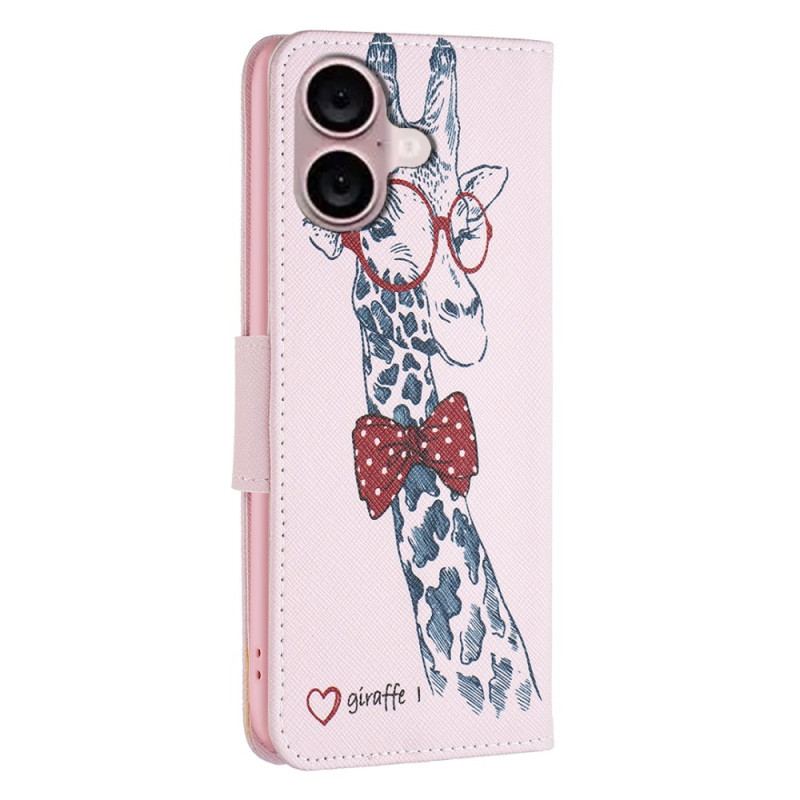 Fodral iPhone 16 Plus Intello Giraffe