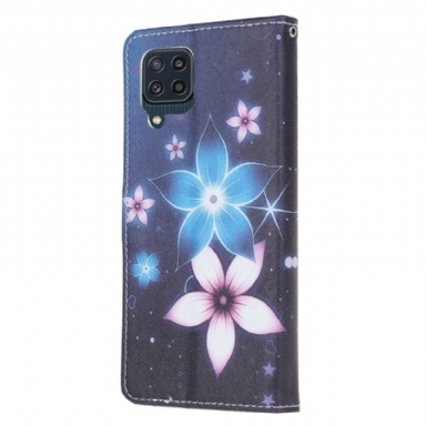 Fodral För Samsung Galaxy M32 Blommor