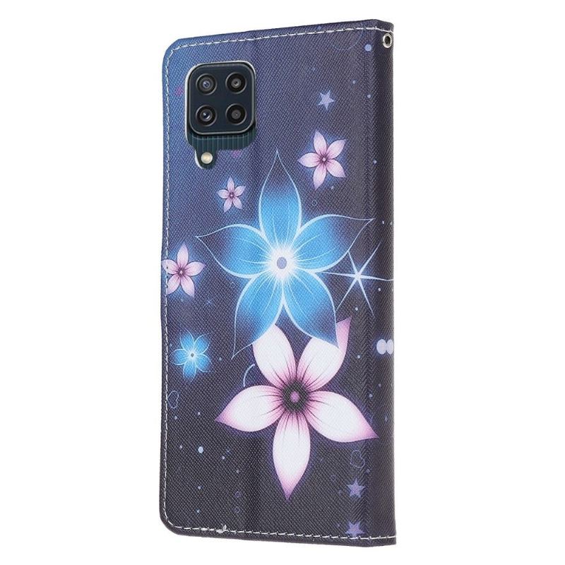 Fodral För Samsung Galaxy M32 Blommor