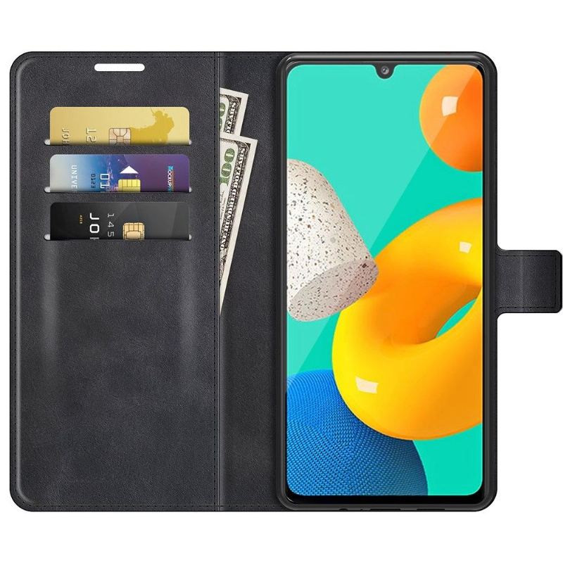 Folio-fodral För Samsung Galaxy M32 Fallskydd Plånboksfodral Läderstil