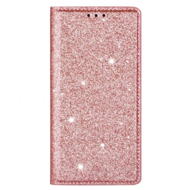 Folio-fodral iPhone 16 Pro Glitter