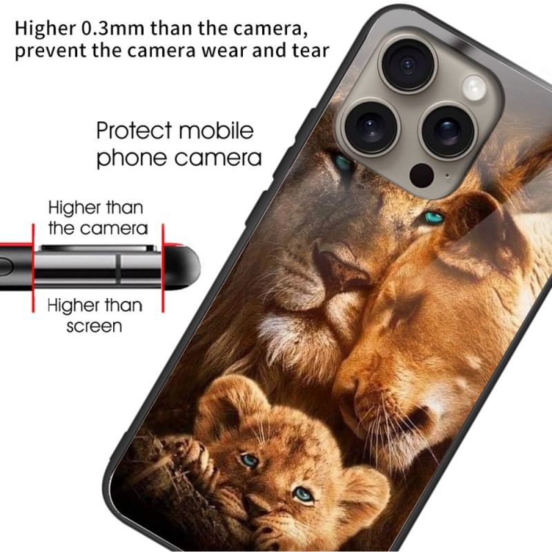 Skal iPhone 16 Pro Lions Härdat Glas