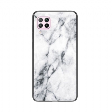 Skal För Huawei P40 Lite Celine Marble Glass Back