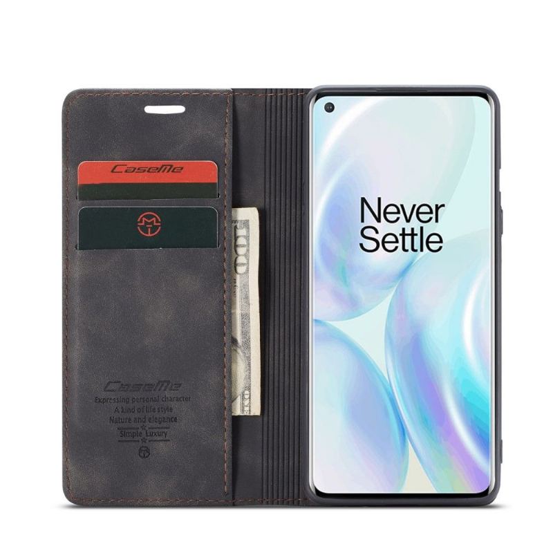 Fodral För OnePlus 8 Bedrijf Läderimitation Golias