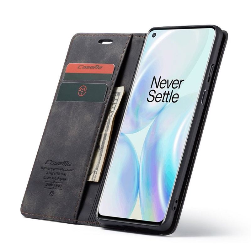 Fodral För OnePlus 8 Bedrijf Läderimitation Golias