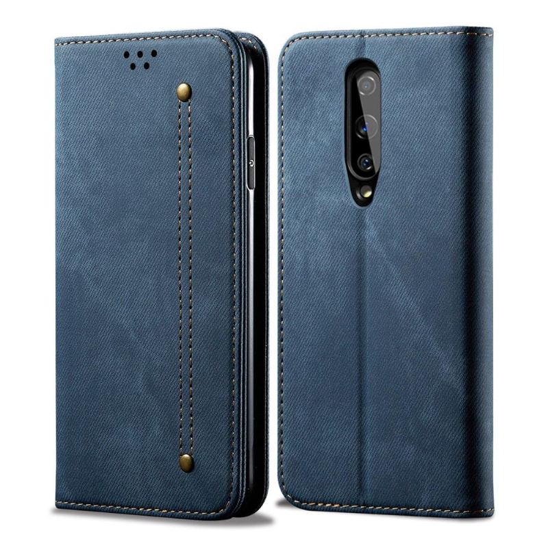 Fodral För OnePlus 8 La Giulia Jeans I Konstläder