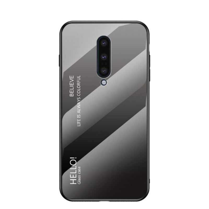 Skal För OnePlus 8 Färggradient Glasbaksida