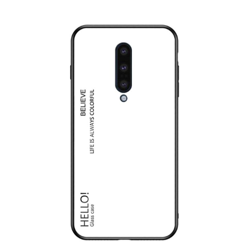 Skal För OnePlus 8 Färggradient Glasbaksida