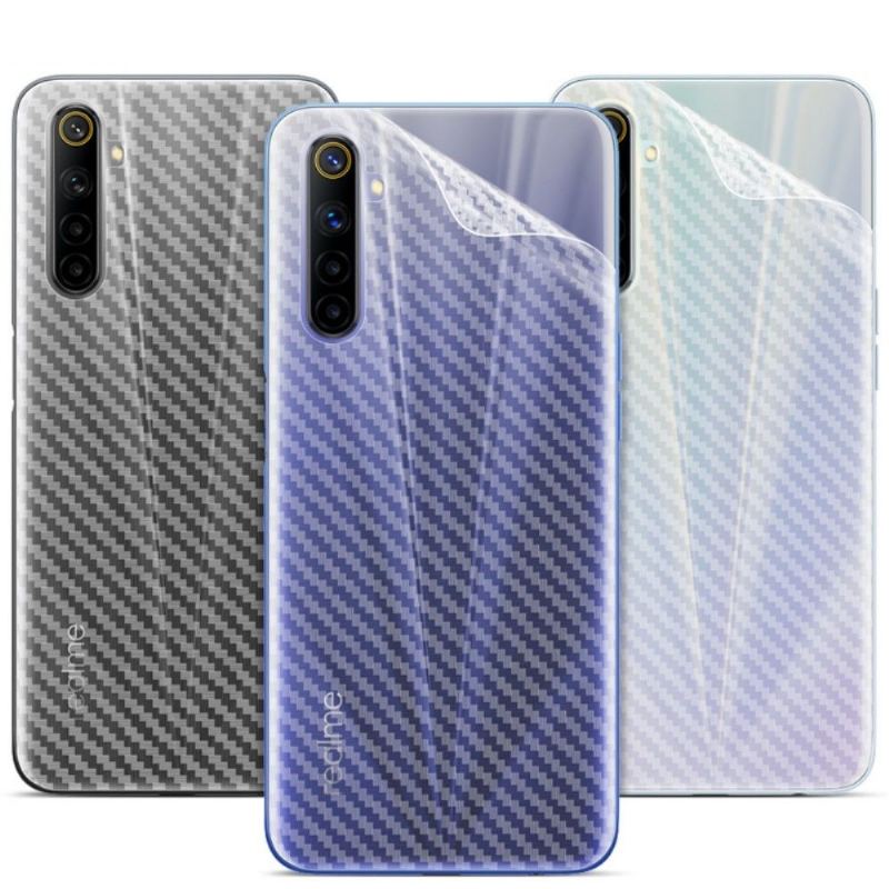 Carbon Bakre Films For Realme 6 (2 Stycken)