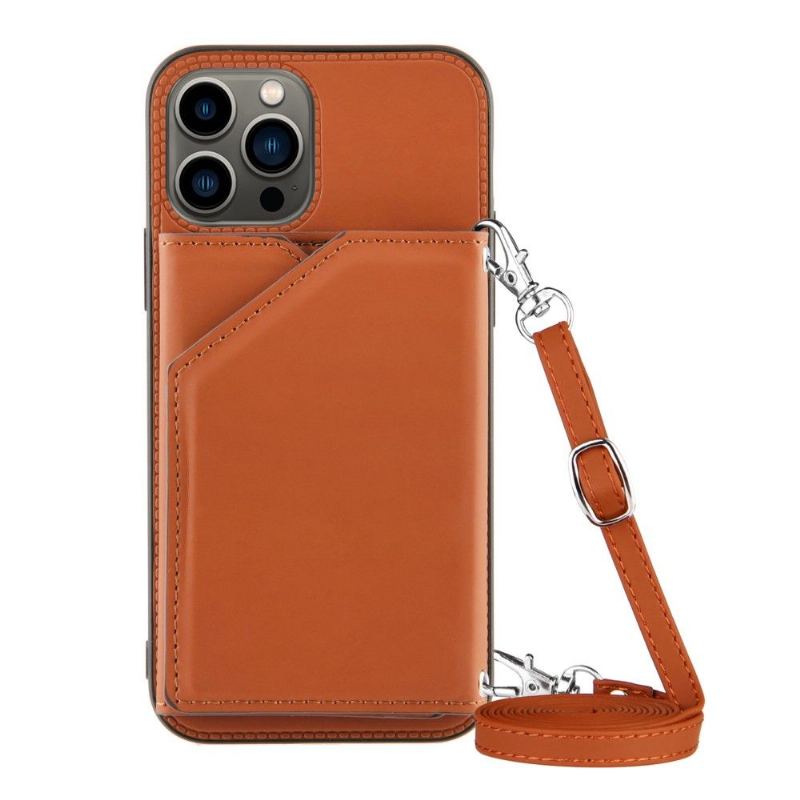 Skal För iPhone 13 Pro Hemming Aude Multi-compartment Lanyard