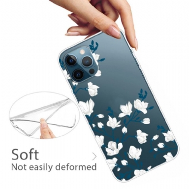 Skal För iPhone 13 Pro Vita Blommor