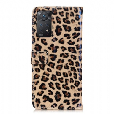 Fodral För Xiaomi Redmi Note 11 Pro / 11 Pro 5G Leopardstil I Konstläder