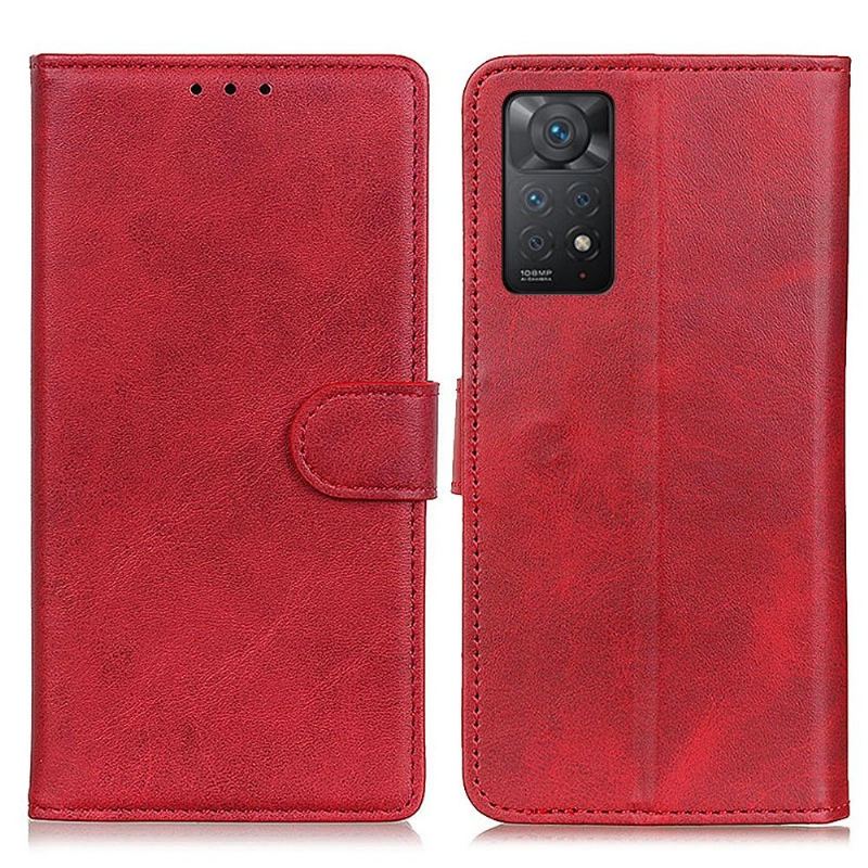 Folio-fodral För Xiaomi Redmi Note 11 Pro / 11 Pro 5G Marius Matte Lädereffekt