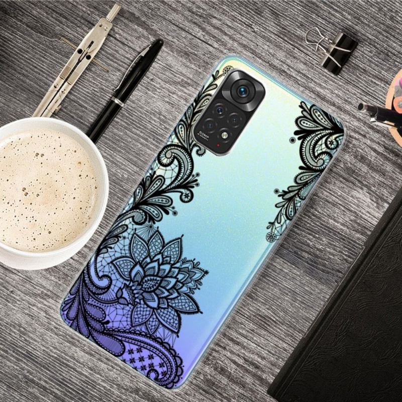 Skal För Xiaomi Redmi Note 11 Pro / 11 Pro 5G Hemming Blomspets