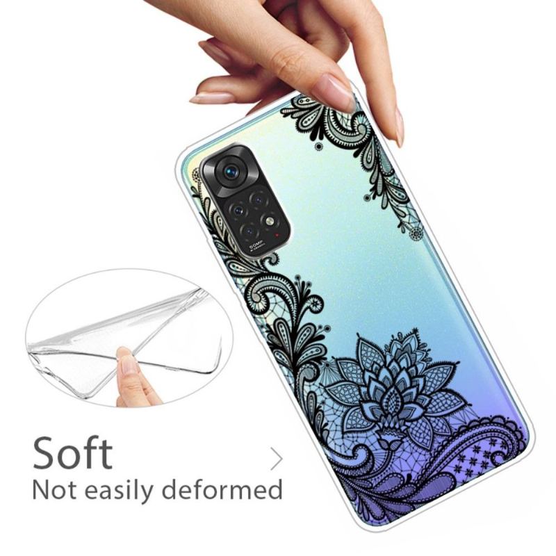 Skal För Xiaomi Redmi Note 11 Pro / 11 Pro 5G Hemming Blomspets