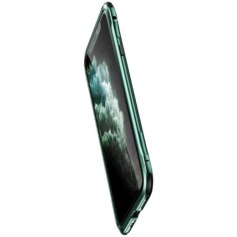 Läderfodral För iPhone 11 Premiummetall