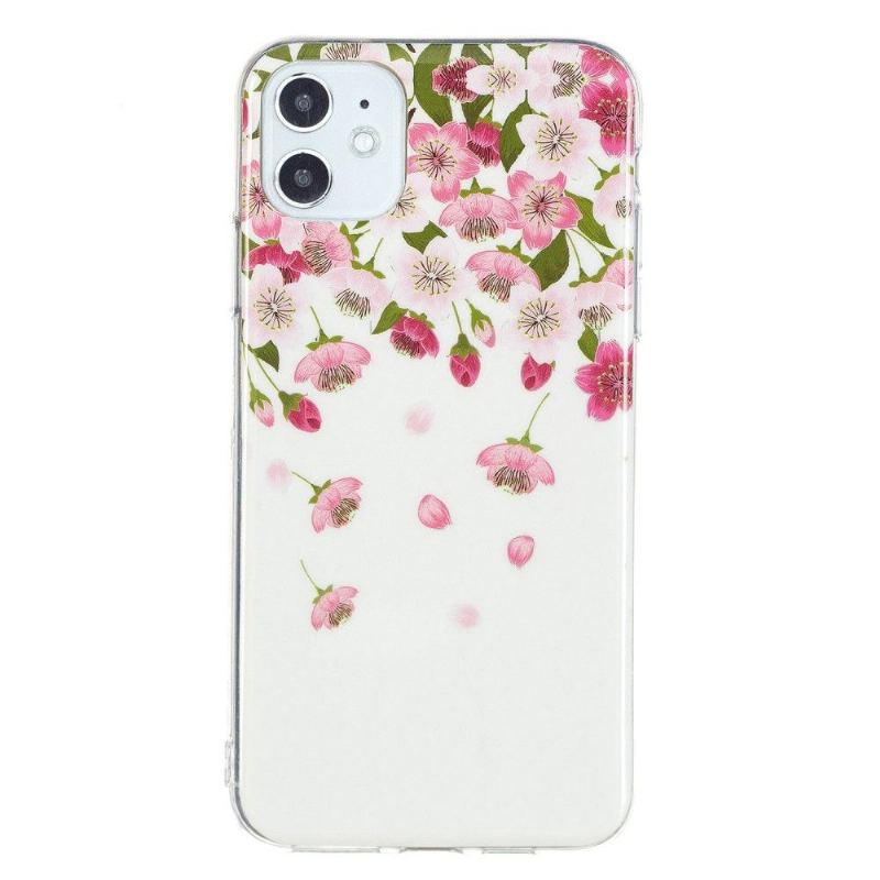 Skal För iPhone 11 Fluorescerande Blommor