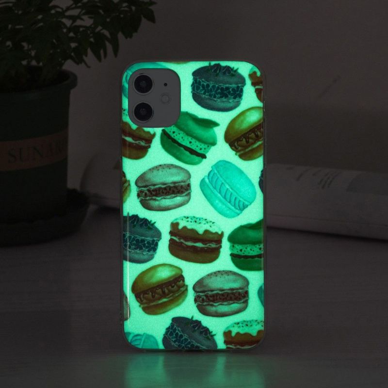 Skal För iPhone 11 Fluorescerande Macarons