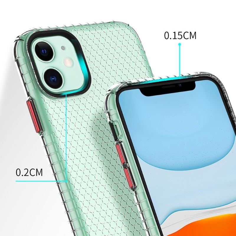 Skal För iPhone 11 Silikon Honeycomb